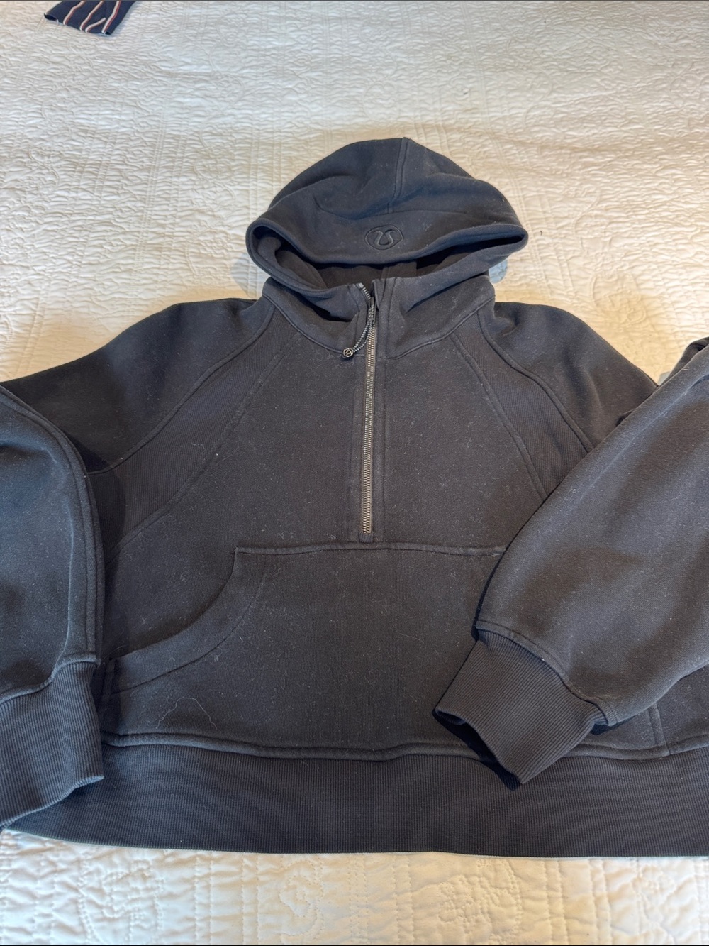 lululemon athletica Black Hoodie Sweatshirt